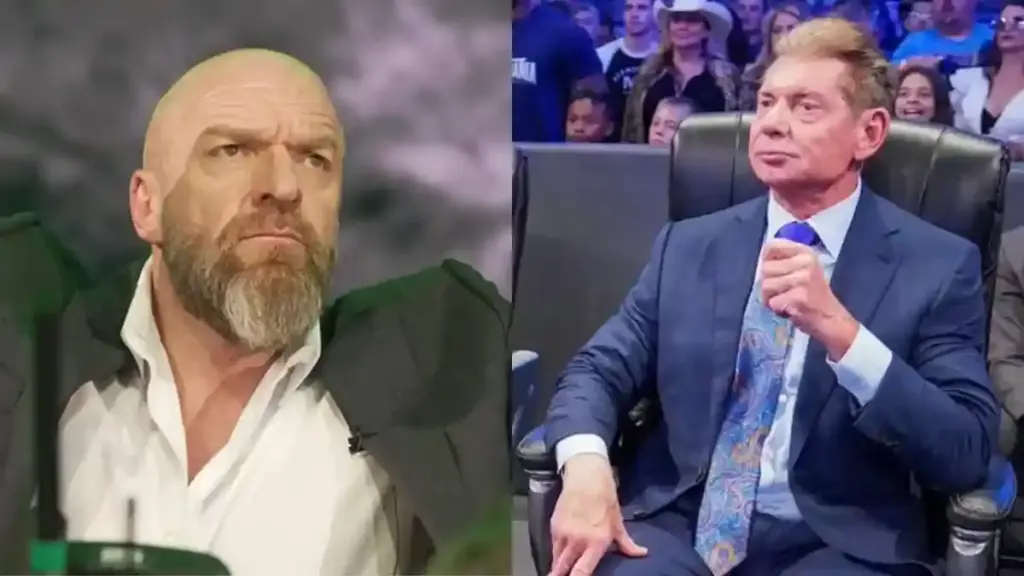 Triple H and Vince McMahon