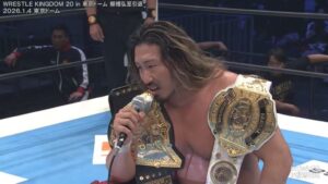 Yota Tsuji conquista o IWGP World Heavyweight Championship no NJPW Wrestle Kingdom 20