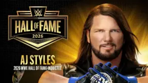 AJ Styles no WWE Hall of Fame barra os planos da AEW em contratá-lo