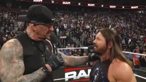 The Undertaker retorna no WWE RAW e faz grande anúncio sobre AJ Styles