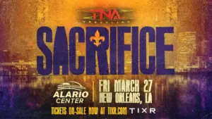 TNA Sacrifice 2026 – Card oficial e todas as informações!