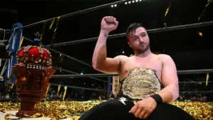 Callum Newman conquista o IWGP Heavyweight Championship