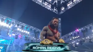 Roman Reigns conquista o WWE World Heavyweight Championship na WrestleMania 42