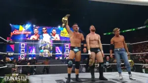 The Conglomeration conquistam o AEW World Trios Championship